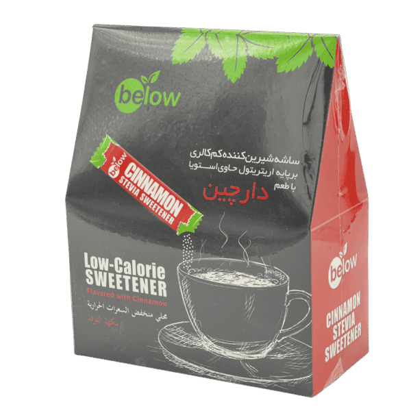 ساشه شیرین کننده اریتریتول و استویا دارچین 50 عددی بیلو